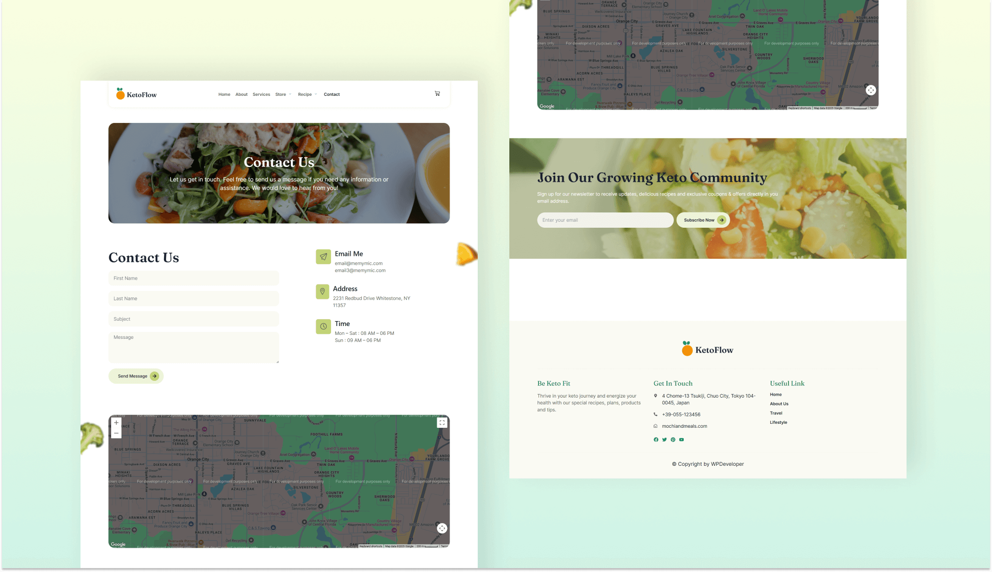 KetoFlow Contact Page Banner