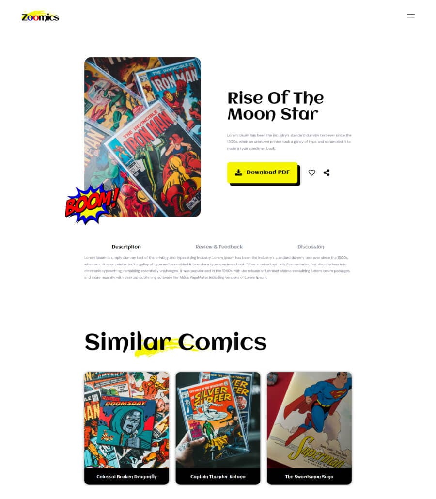 Zoomics Comic Details Page thumbnail