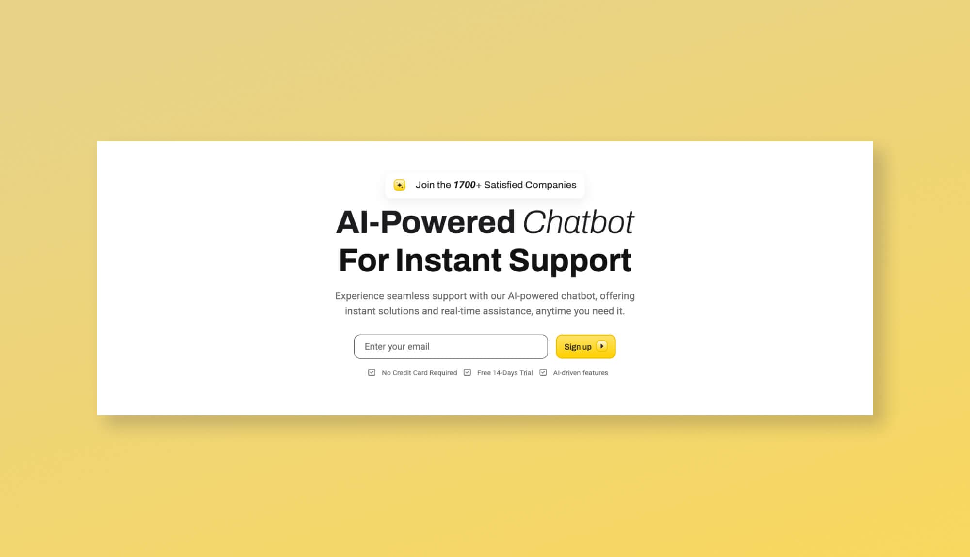 Chataibot Banner Section Gutenberg By Templately