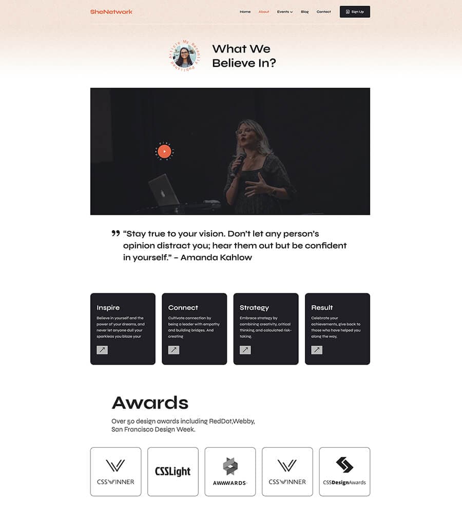 SheNetwork About Page For Gutenberg thumbnail