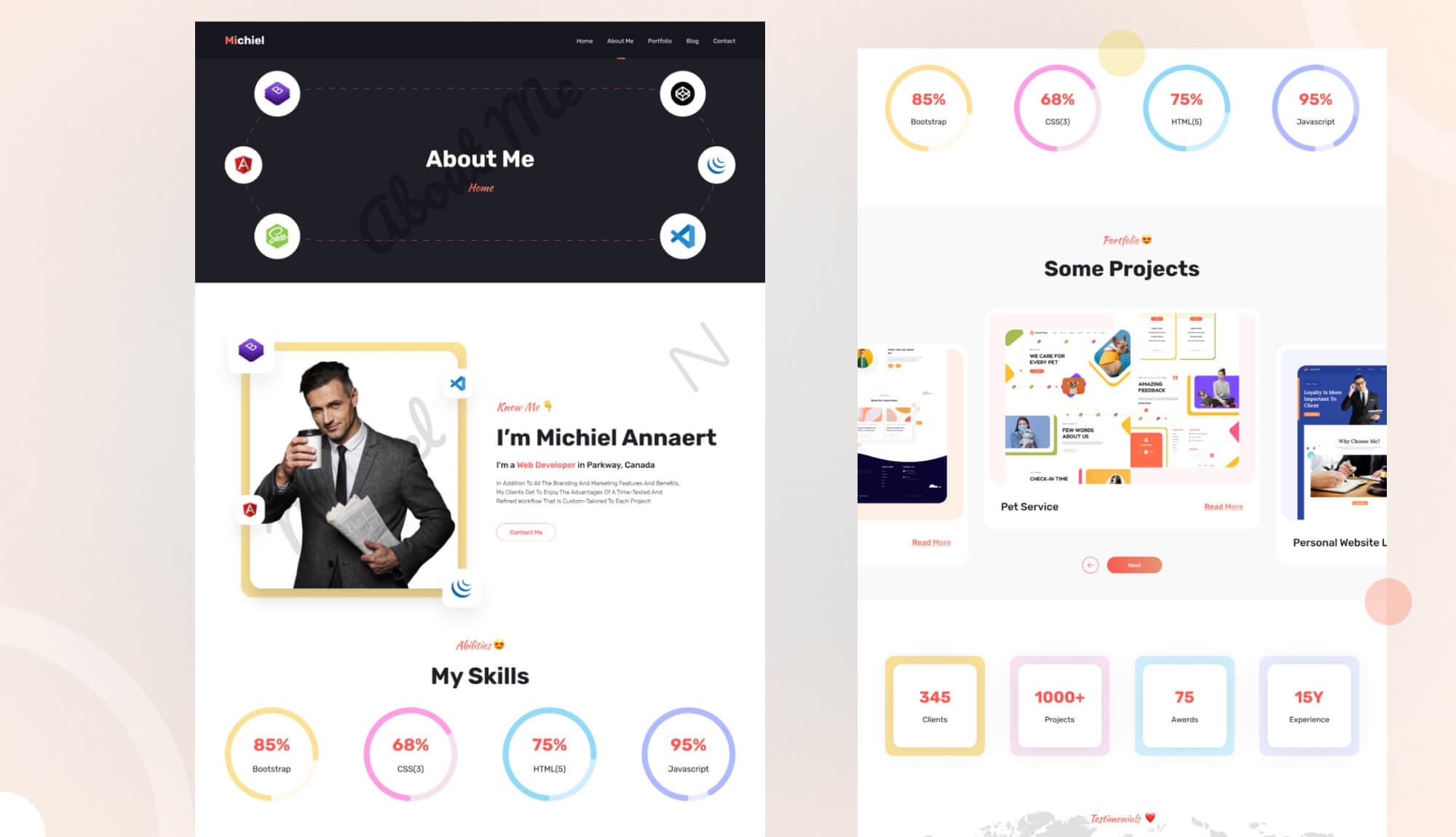 Michiel About Page Banner