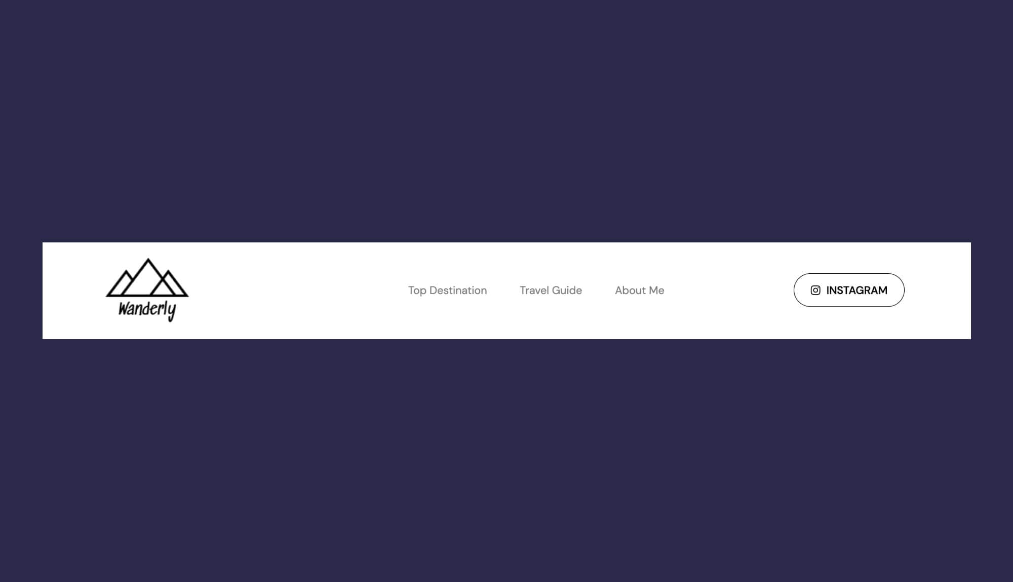 Wanderly Header Section For Gutenberg Banner