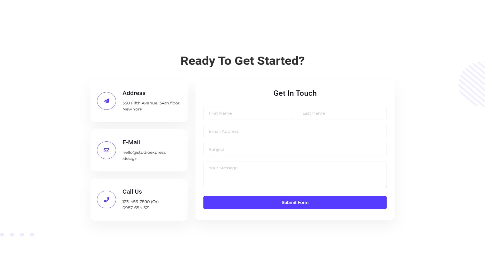 Bizzmate Contact Section For Gutenberg By Templately