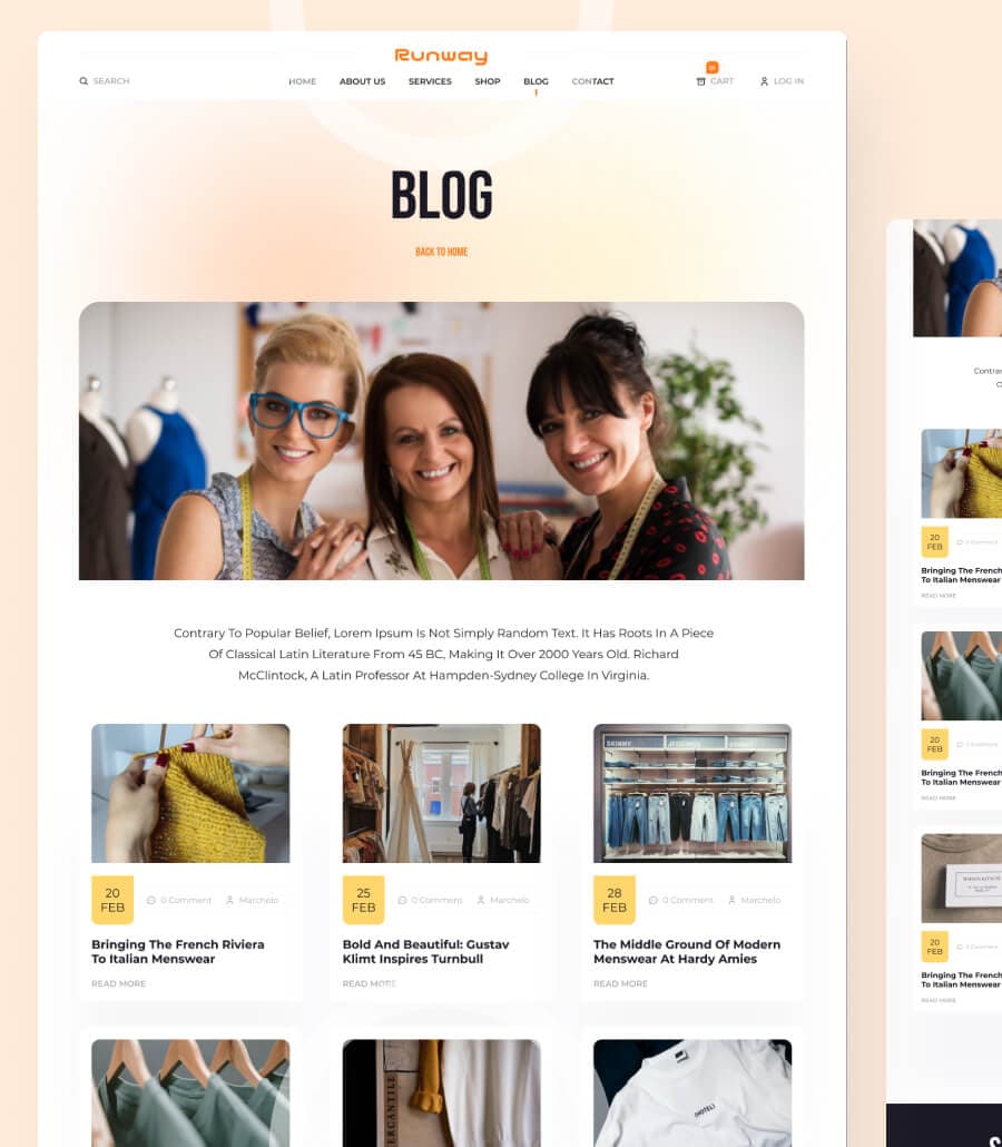 Runway Single Post Page thumbnail
