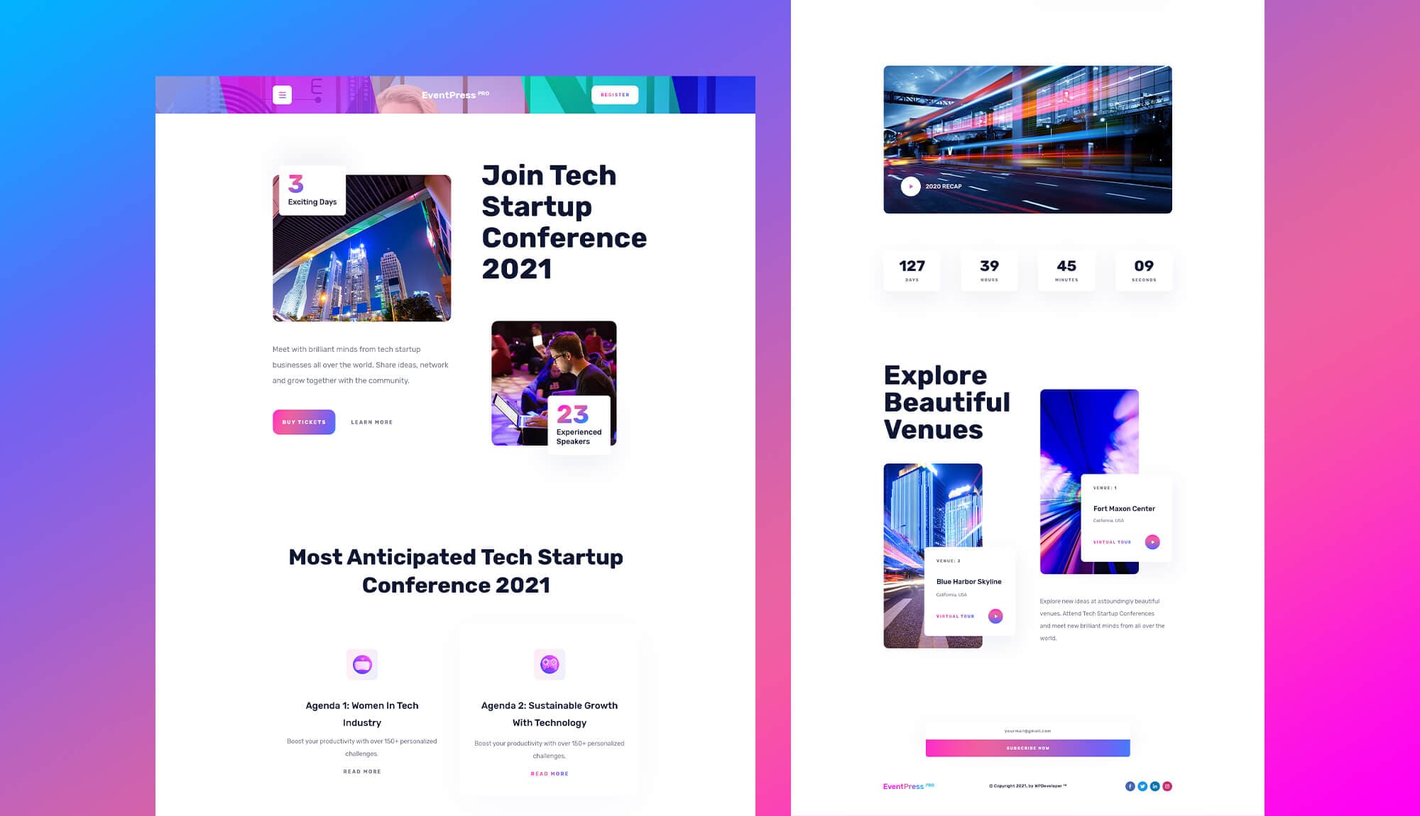 EventPress Pro About Page Banner