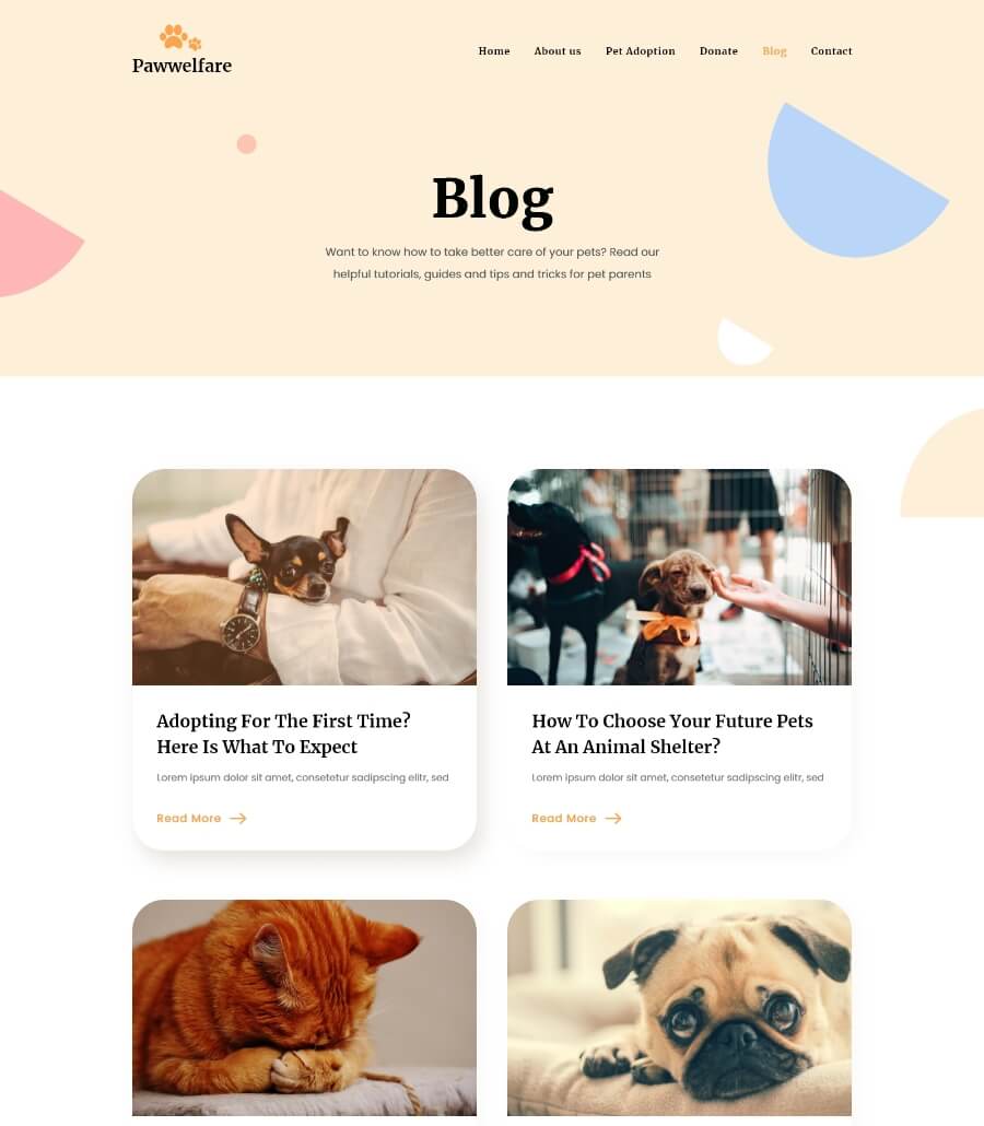 Pawwelfare Blog Page thumbnail