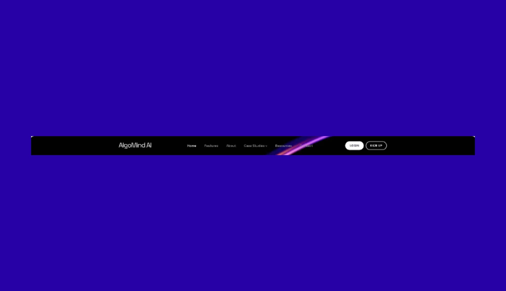 AlgoMind AI Header Banner