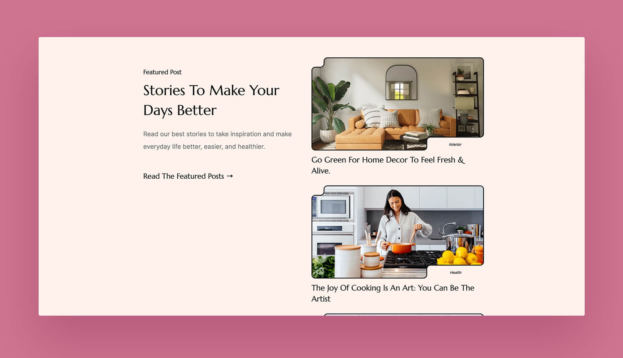 Magazinely Scrolling featured Posts Section Banner