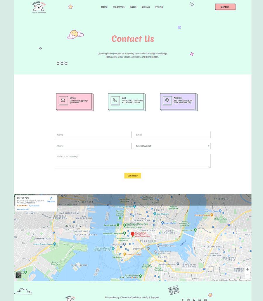 Wonderland Contact Page thumbnail