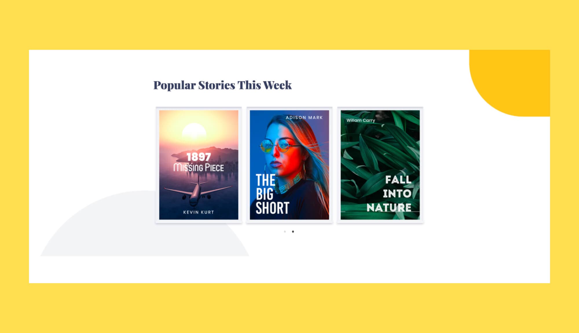 EleBrary Slider Section For Gutenberg Banner