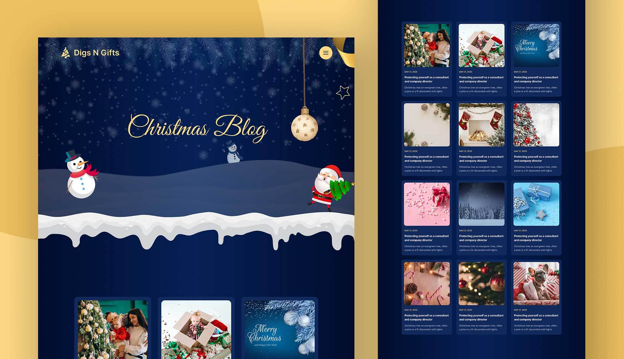 Digs N Gifts Blog Page Banner