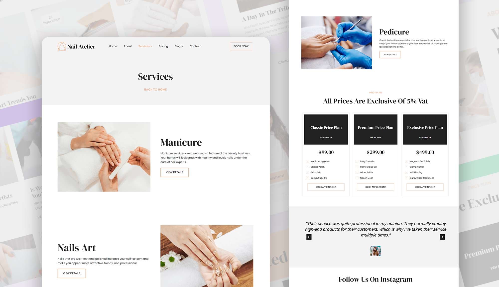 Nail Atelier Services Page Banner