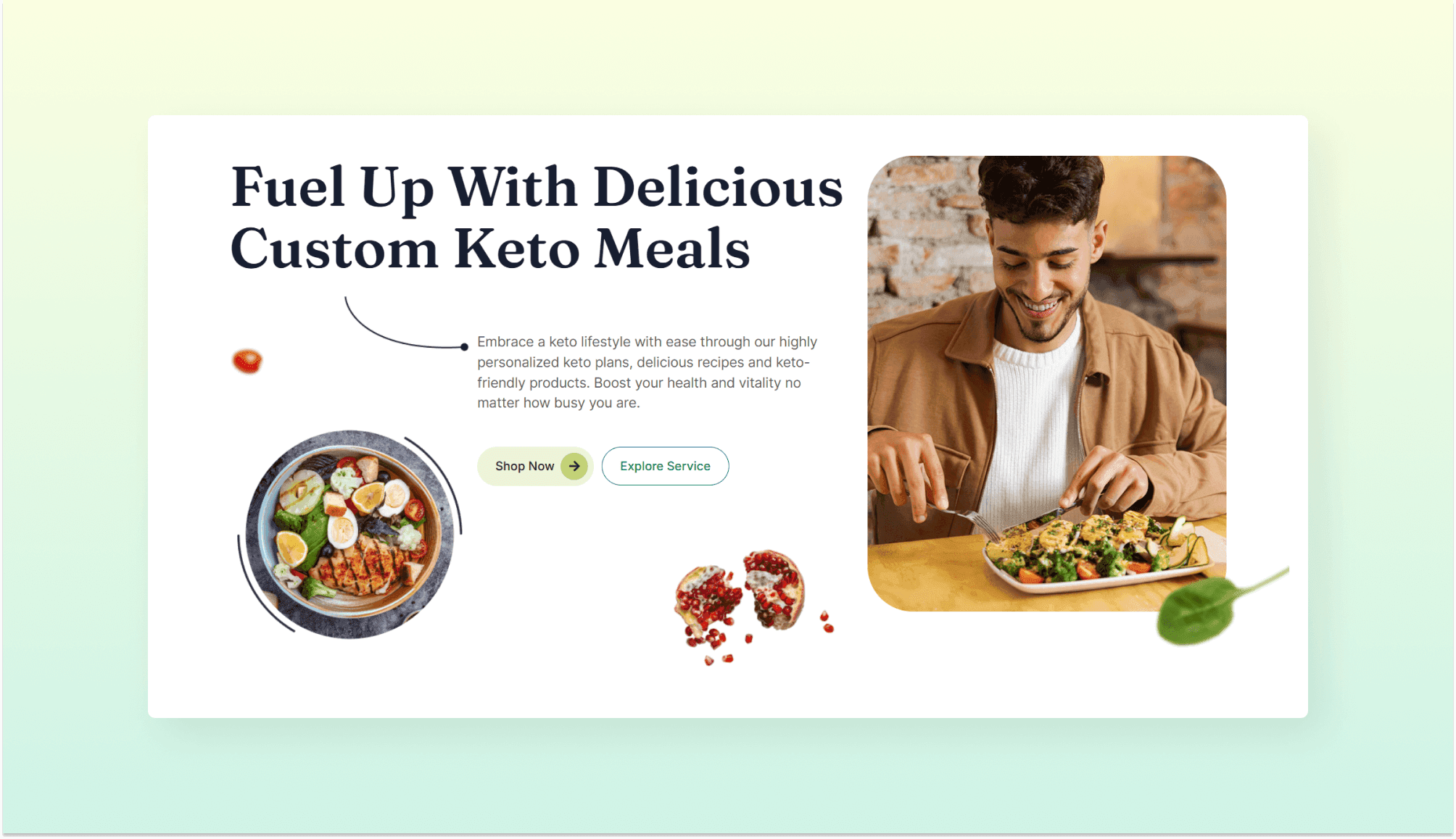 KetoFlow Hero Section Banner