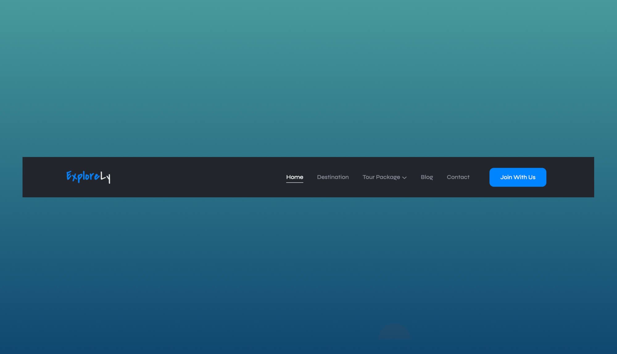 ExploreLy Header Section For Gutenberg Banner