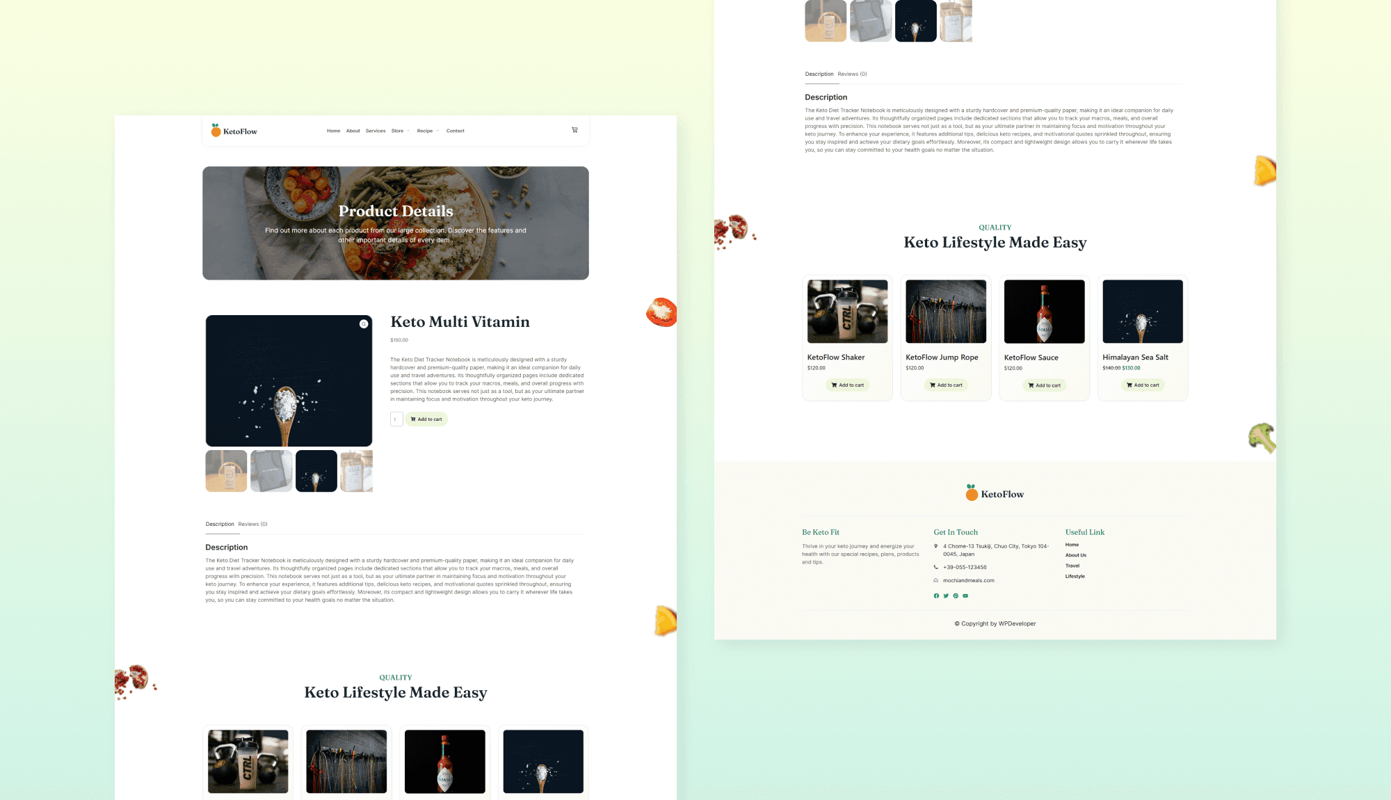 KetoFlow Product Details Page Banner