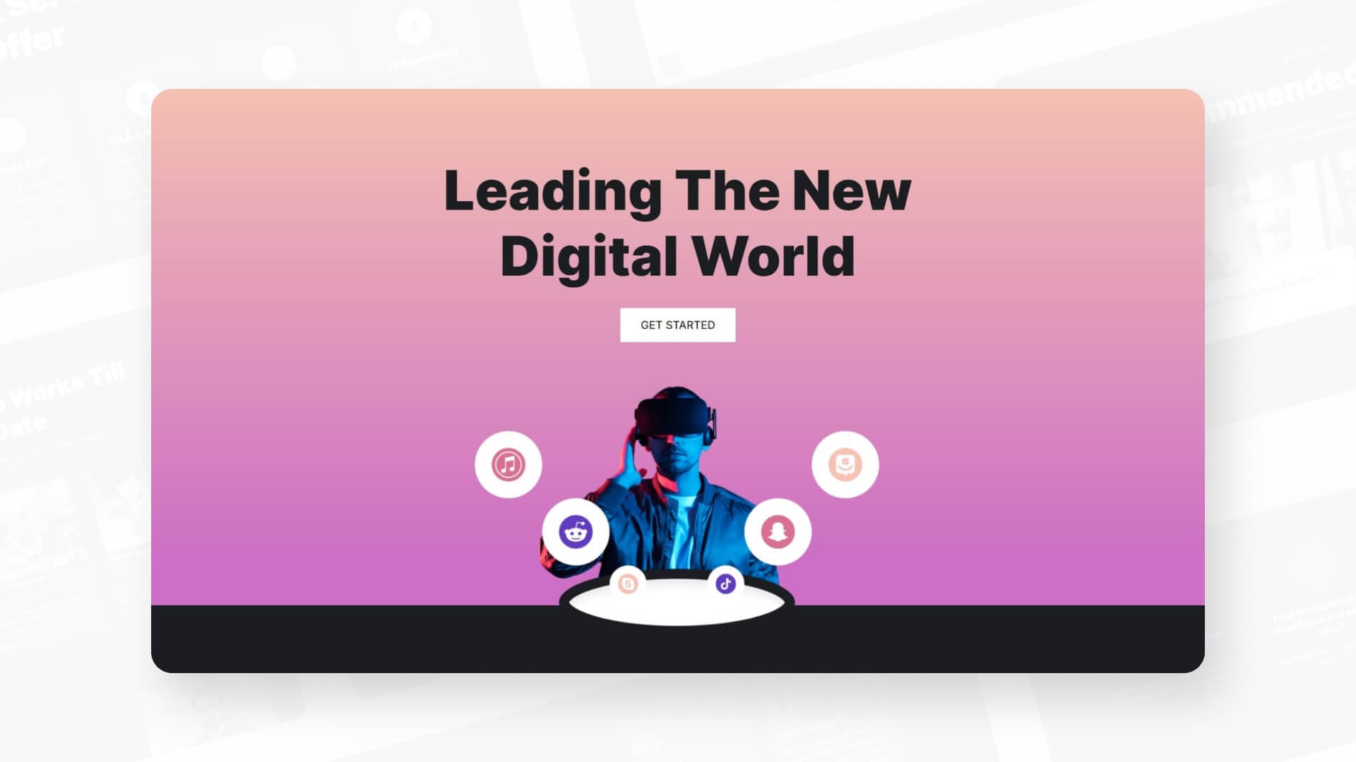 Coderlytics Hero Section For Gutenberg Banner