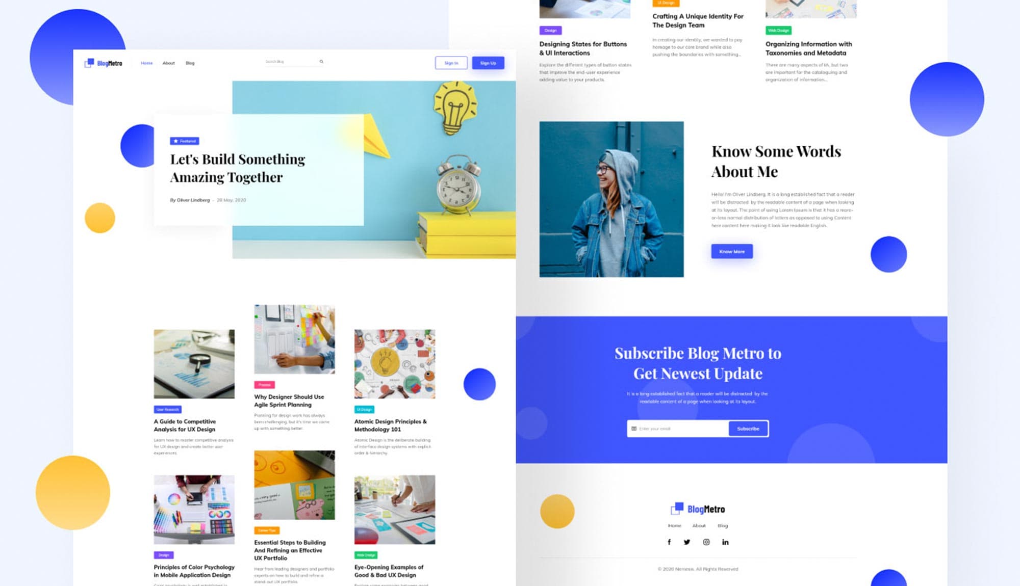 Blog Metro Footer Banner