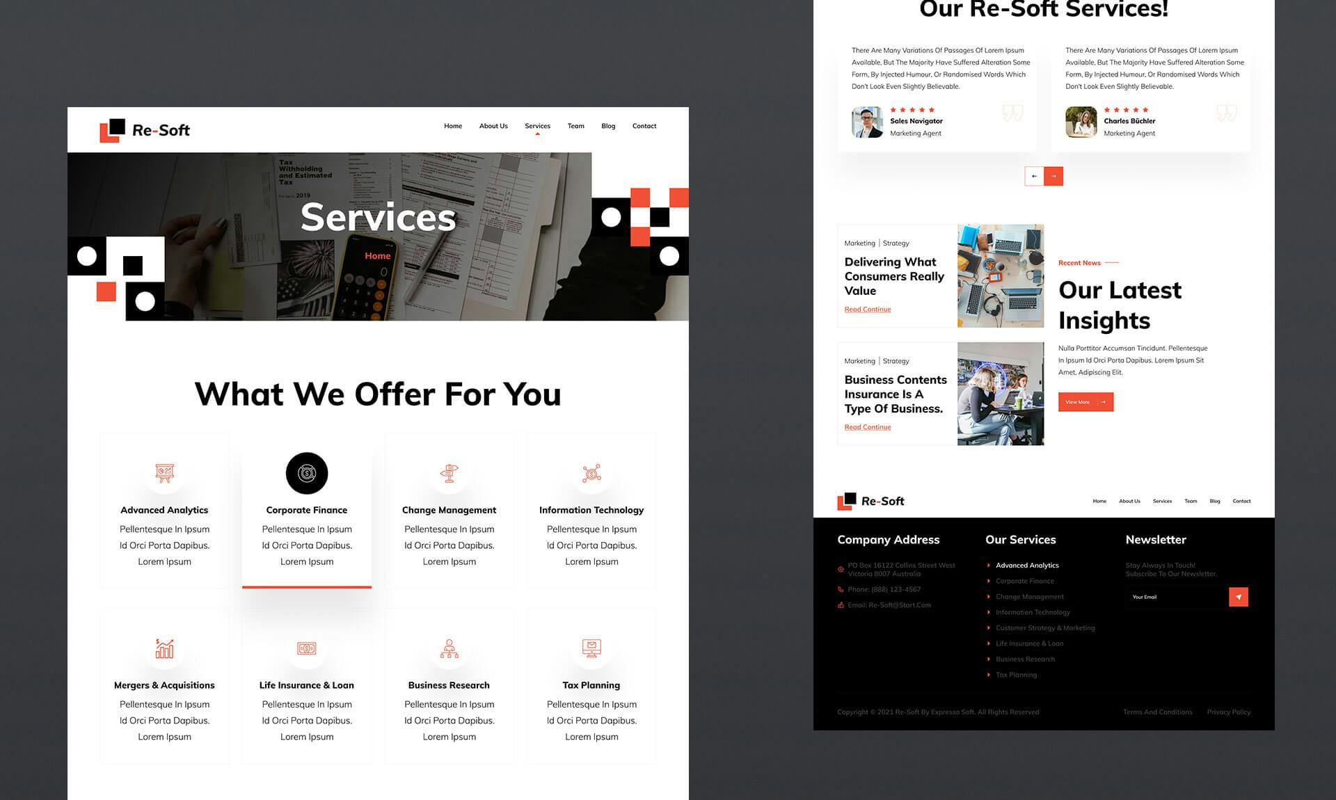 Re-Soft Services Page Banner
