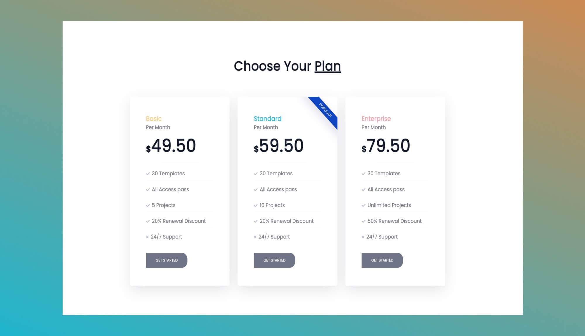 Creative Hub Pricing Section For Gutenberg Banner