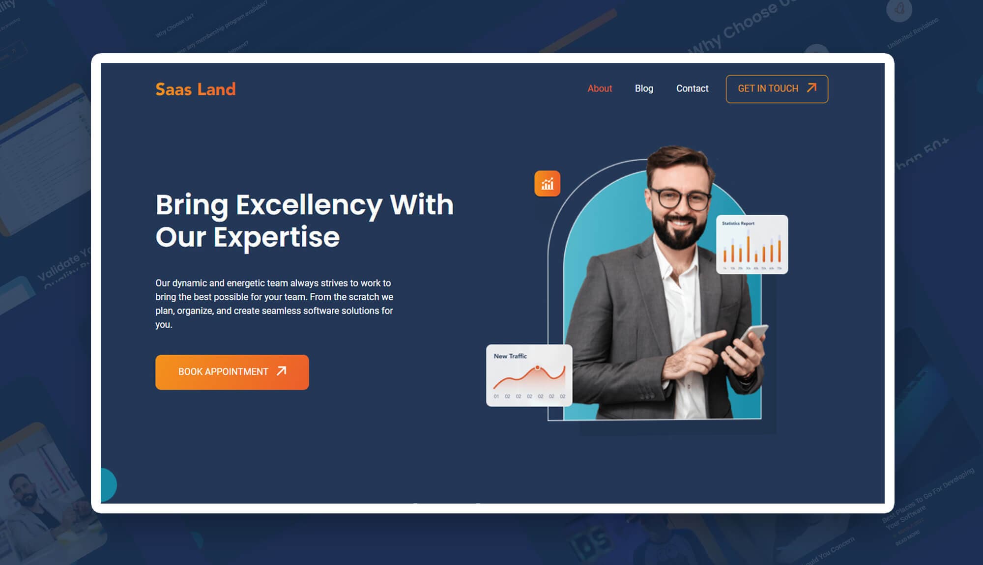 SaaSByte Hero Section Banner