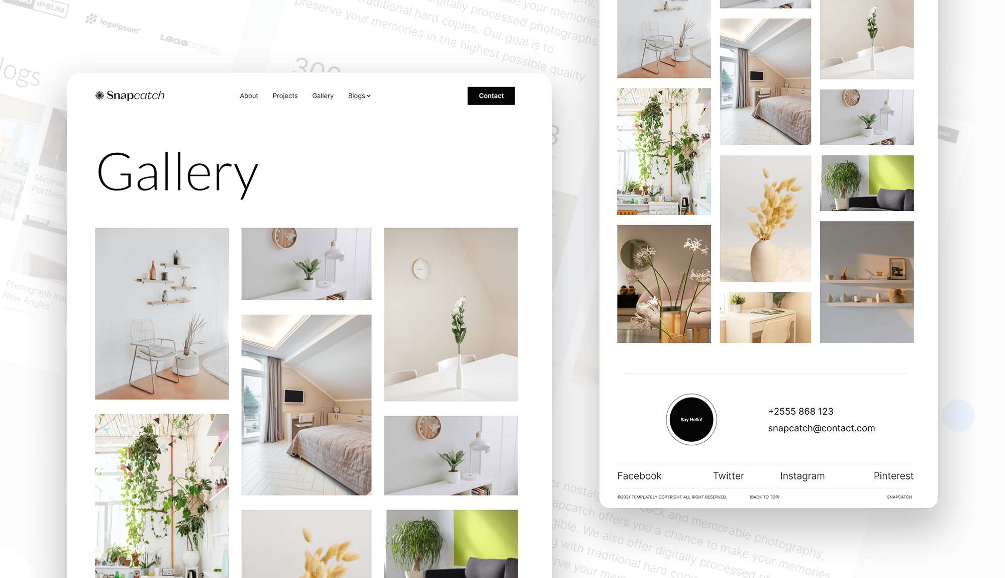 Snapcatch Gallery Page By Templately