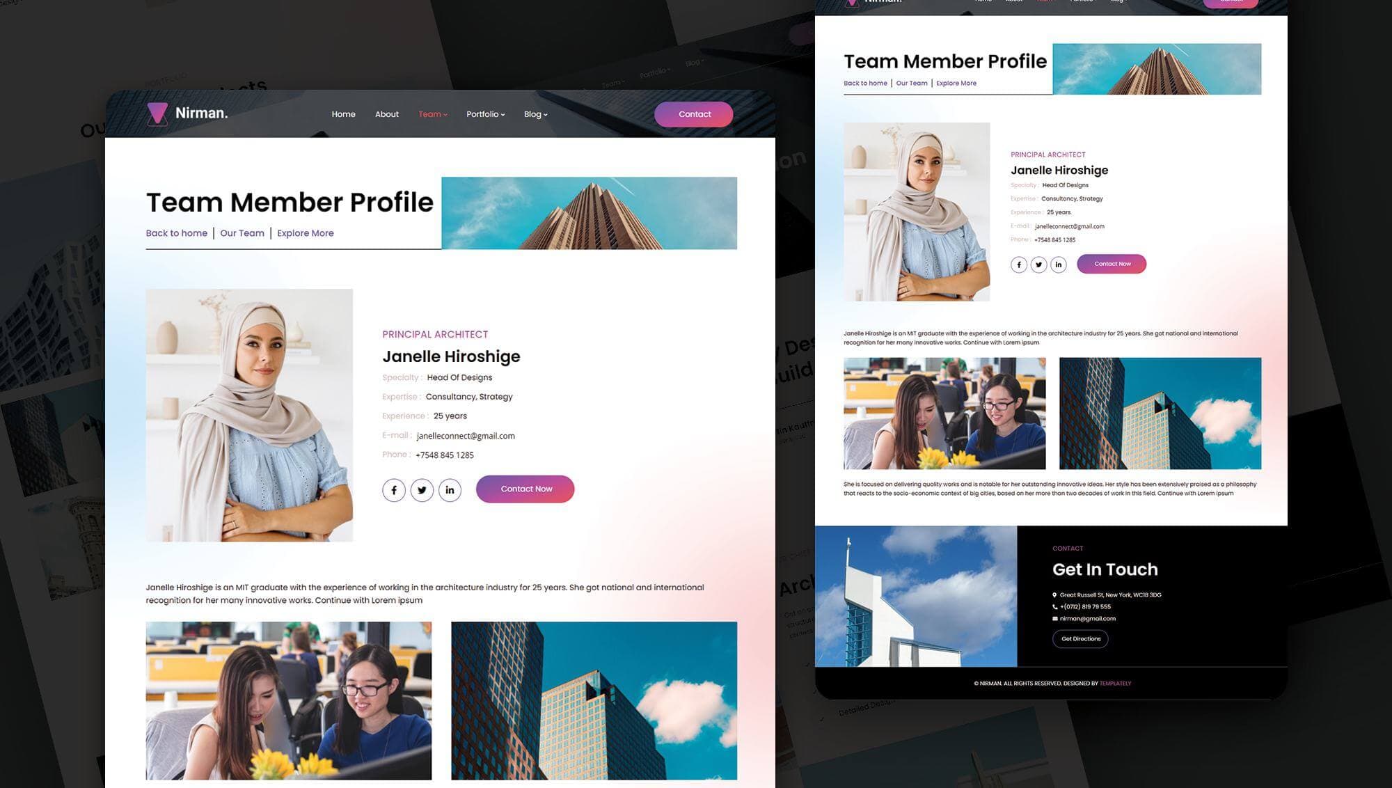 Nirman Team Details Page Banner