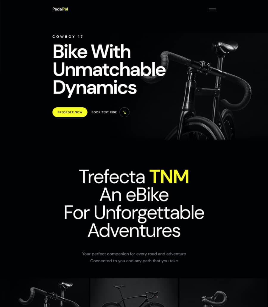 PedalPal Home Page thumbnail