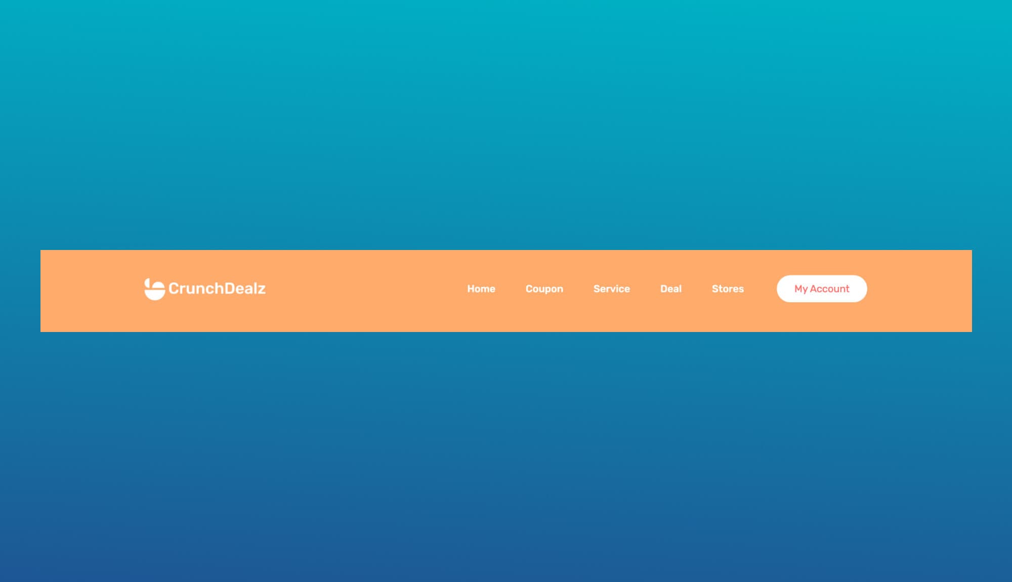 CrunchDealz Header Section For Gutenberg Banner