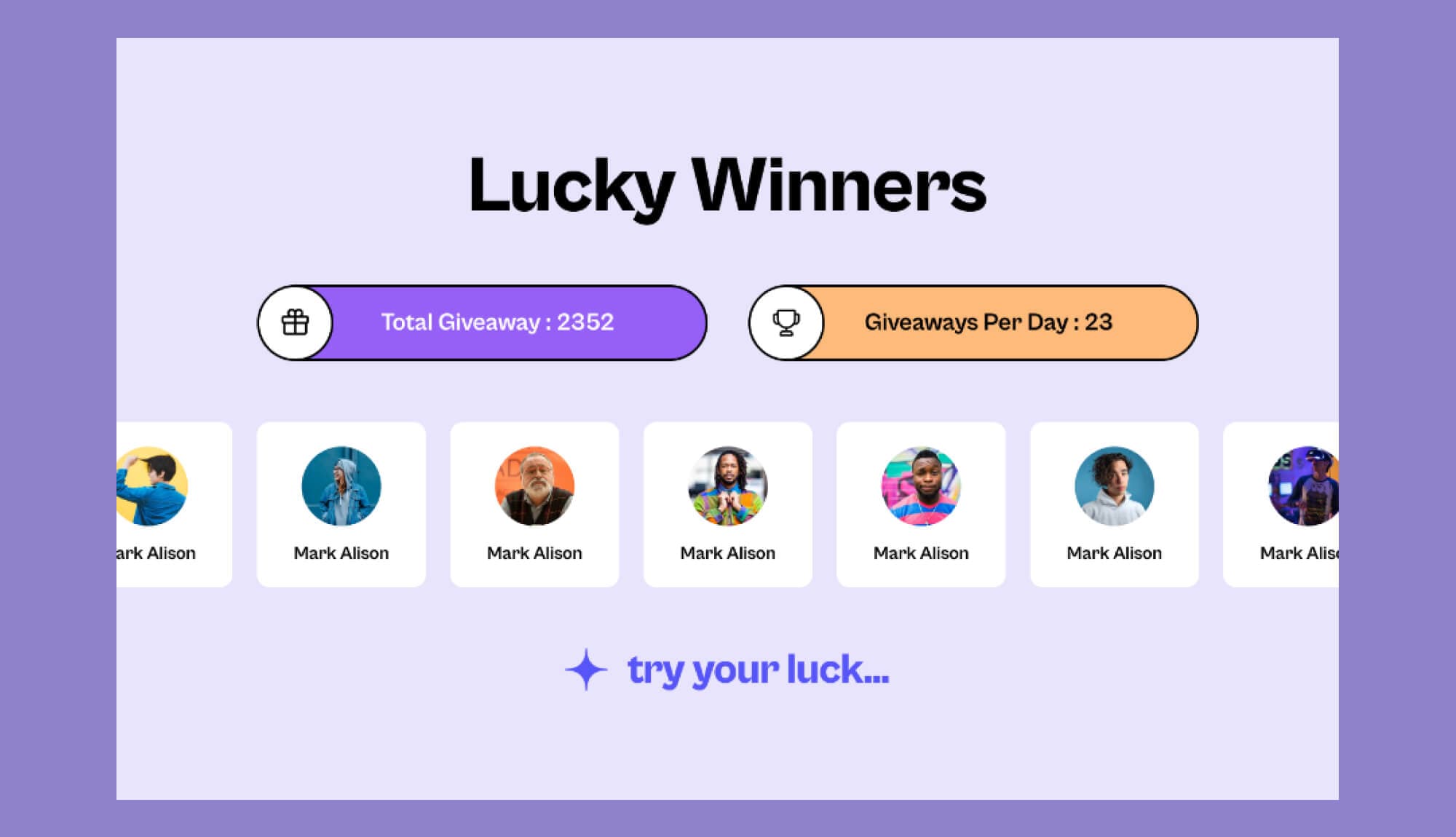 Jackpot Vault Giveaway Winners Section For Gutenberg Banner