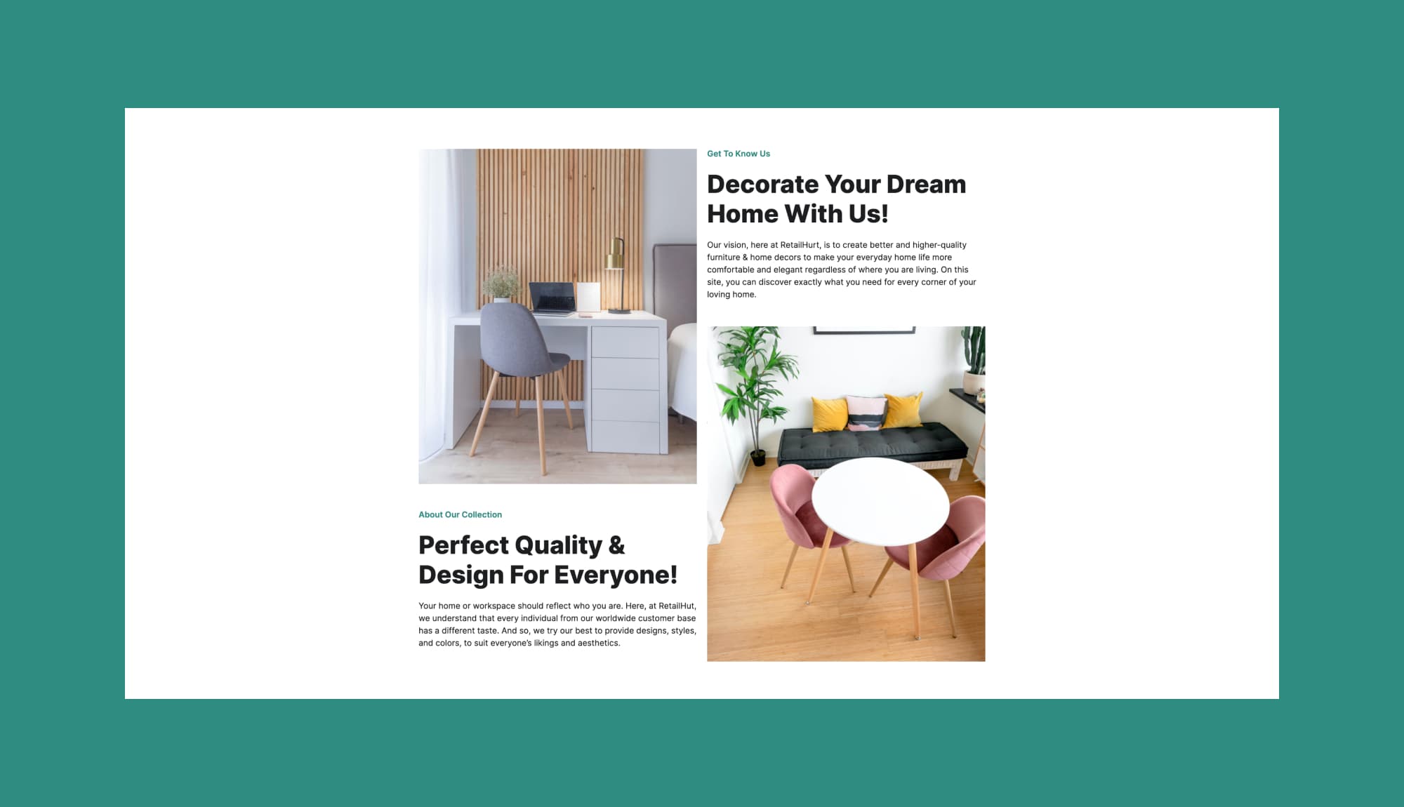 RetailHut Info Section Banner