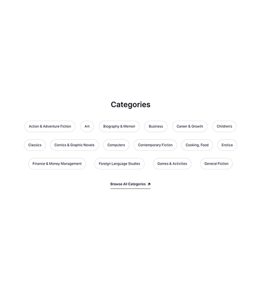 BookPlace Categories Section For Gutenberg thumbnail