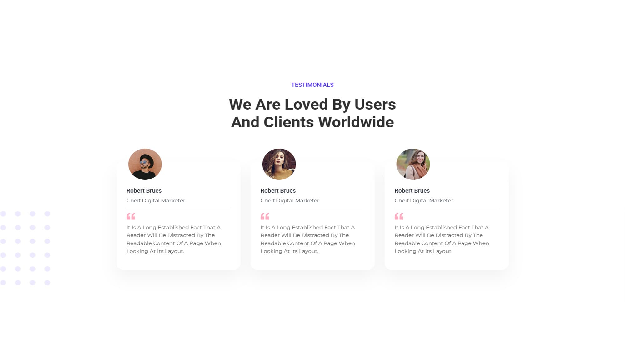 Bizzmate Testimonial Section For Gutenberg By Templately