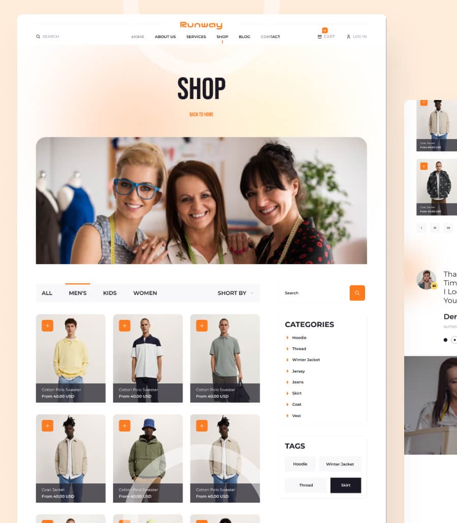 Runway Shop Page thumbnail