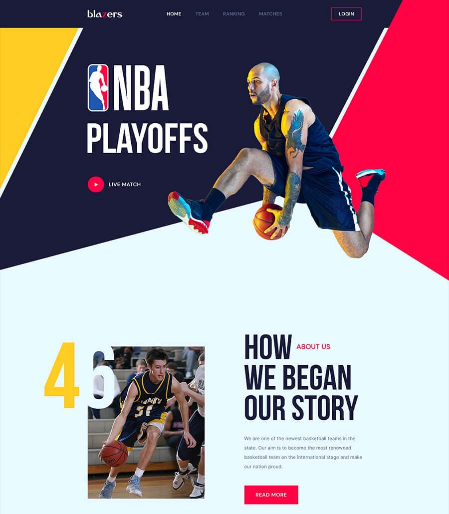 Blazers Home Page thumbnail