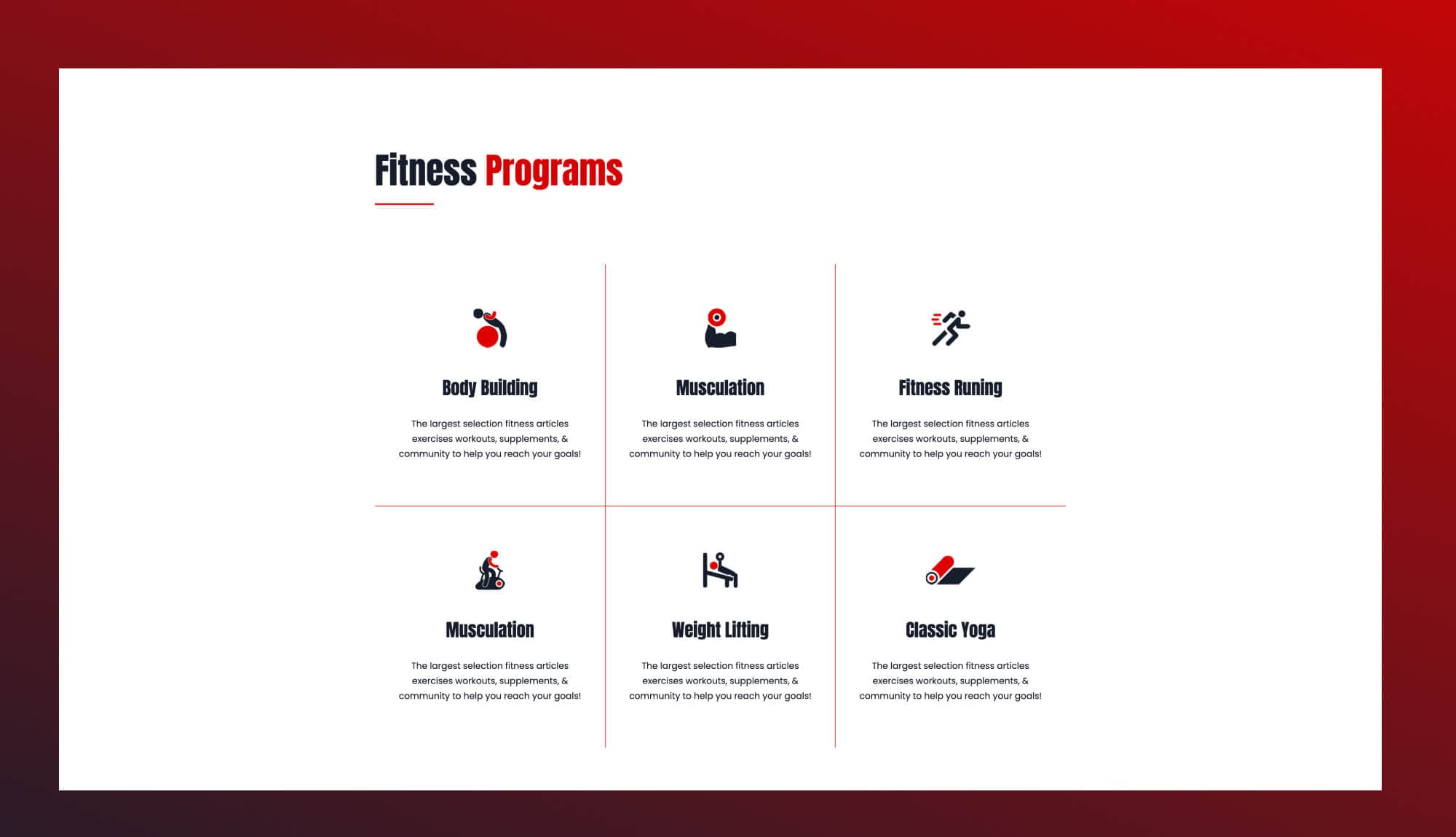 FitCut Services Section For Gutenberg Banner