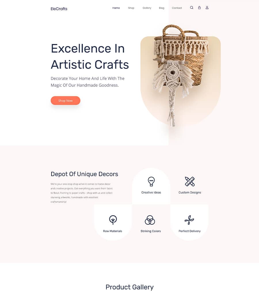 EleCrafts Home Page thumbnail