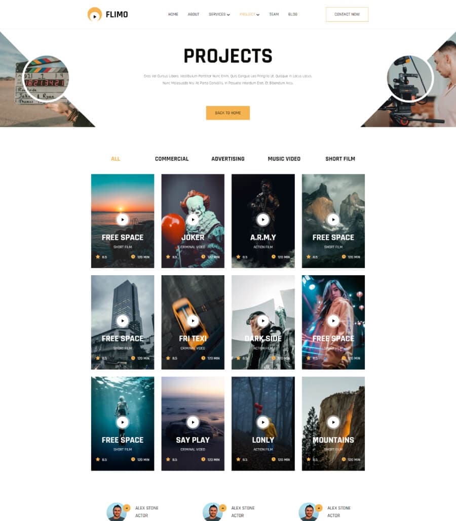 Flimo Project Page For Gutenberg thumbnail