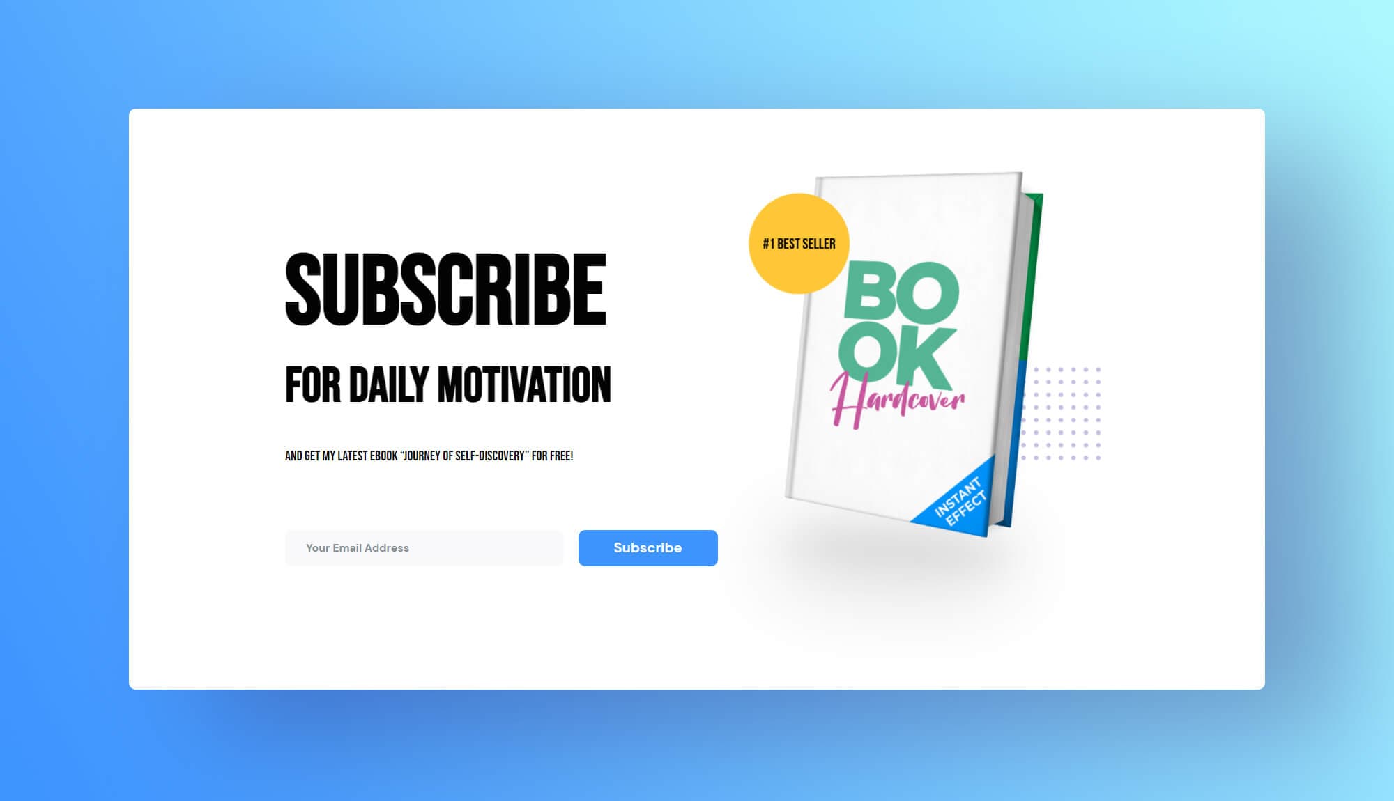 MotivSpeak Subscription Section For Gutenberg By Templately