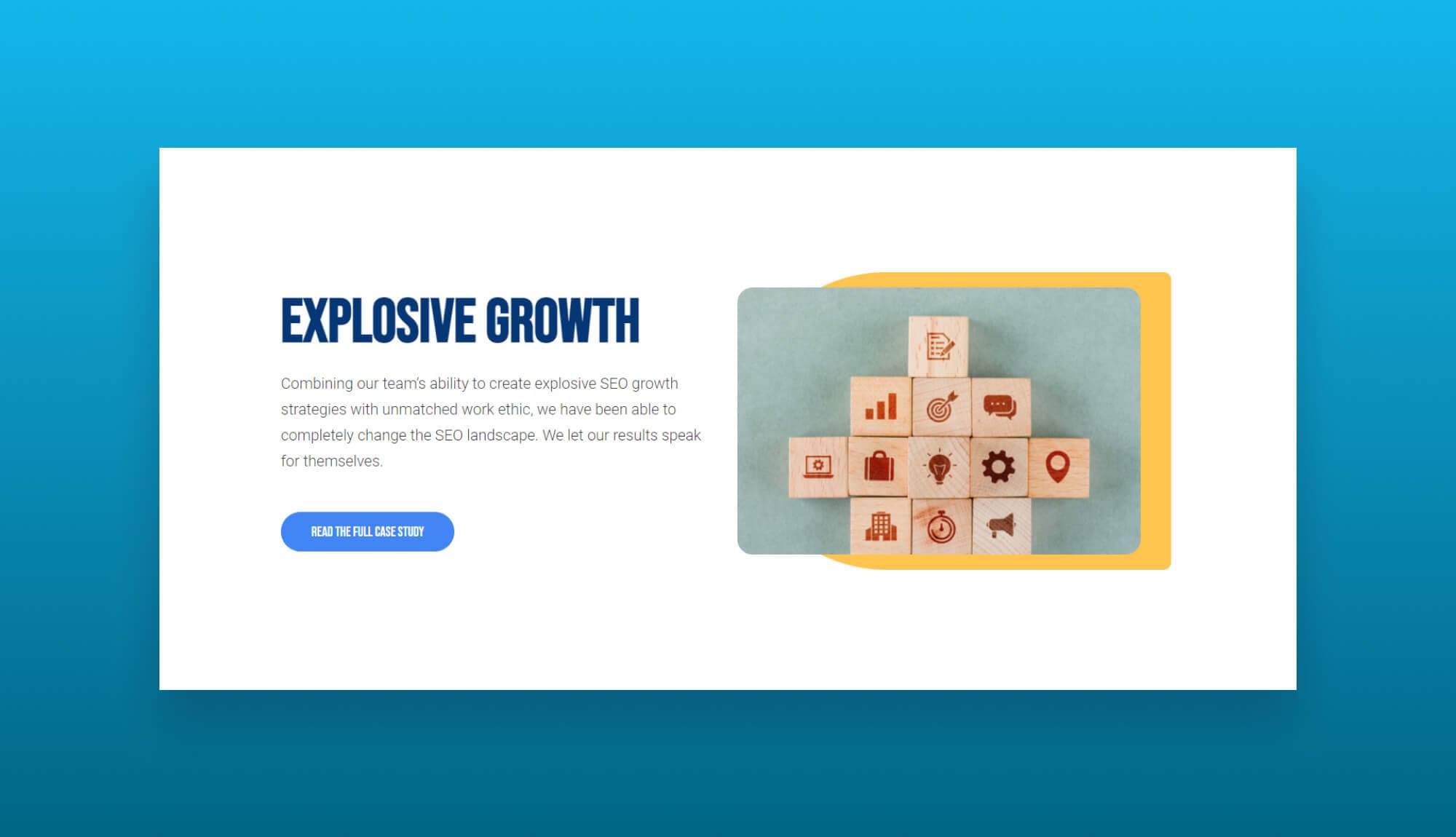 Wave Digital Info Section For Gutenberg Banner