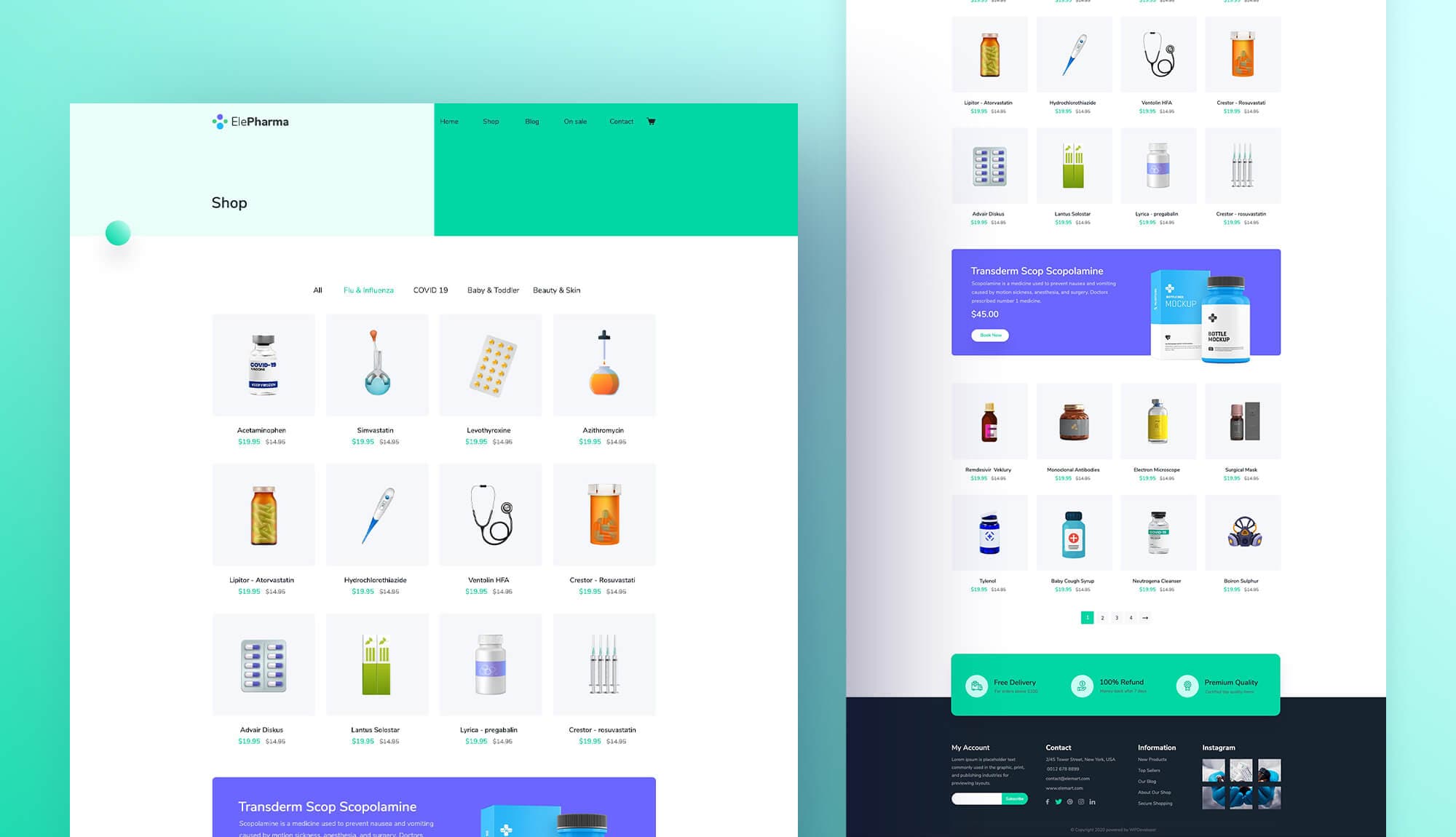 ElePharma Shop Page Banner