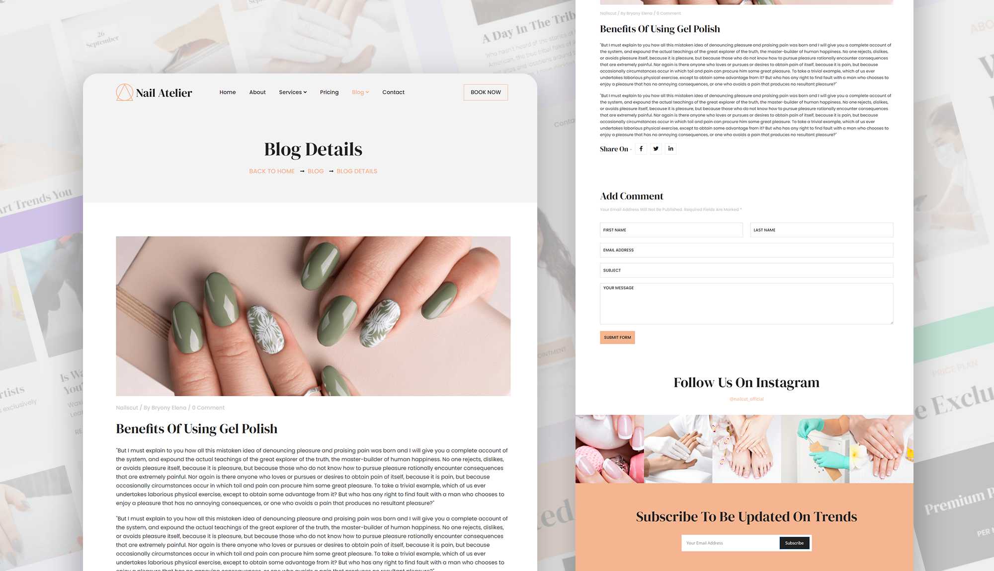 Nail Atelier Single Post Page Banner