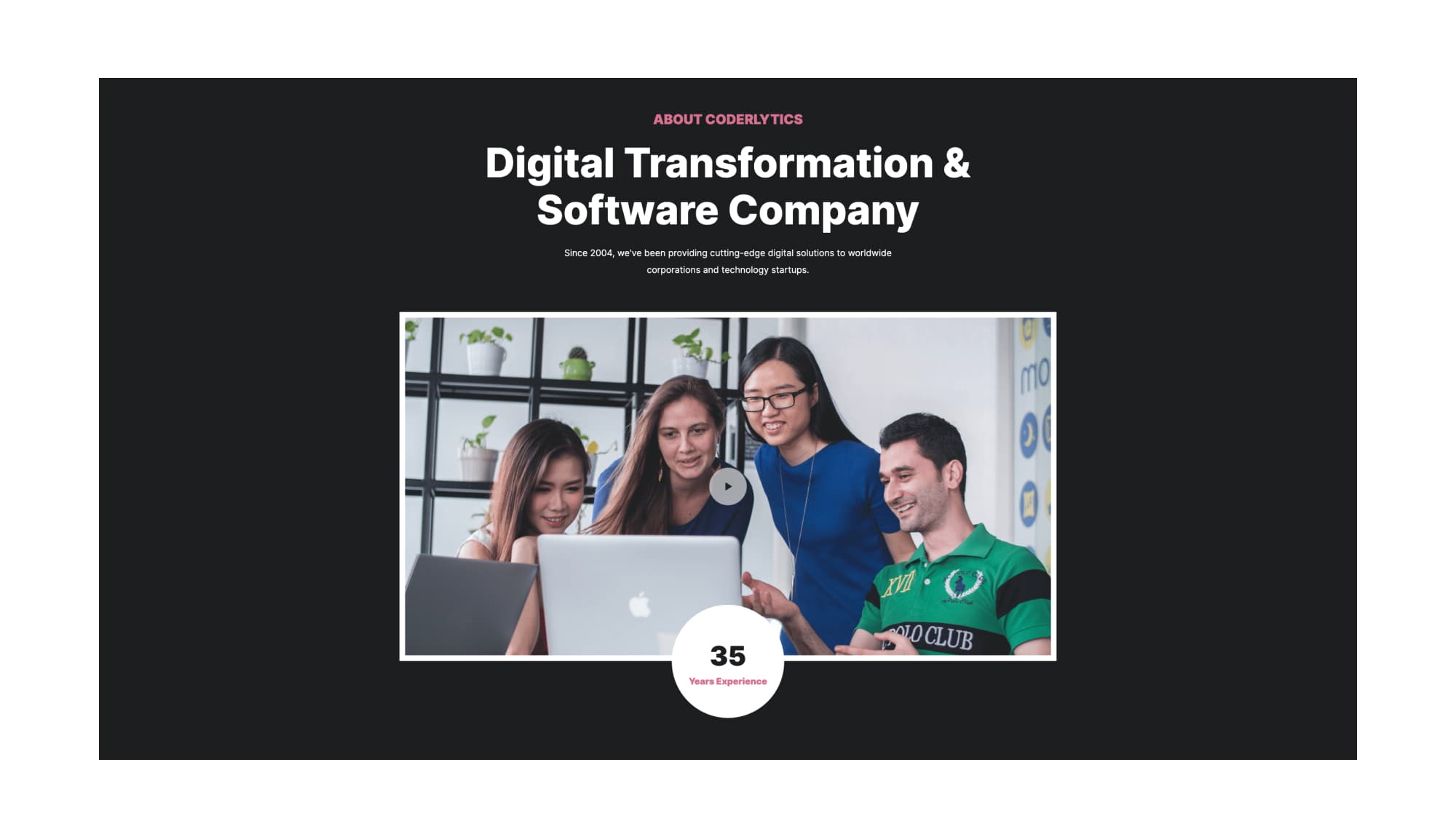 Coderlytics Info Section Banner