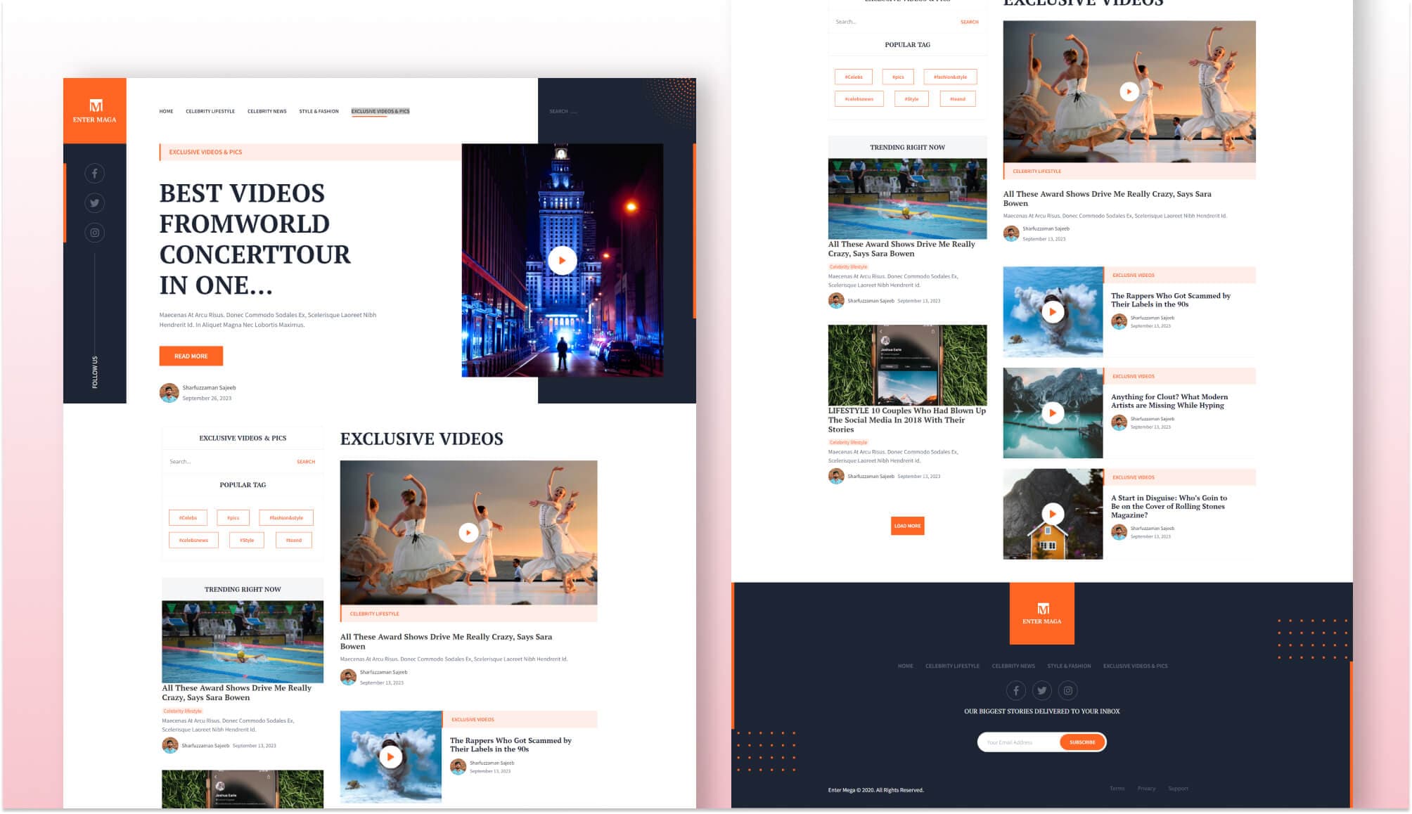 Enter Mega Videos Page For Gutenberg By Templately