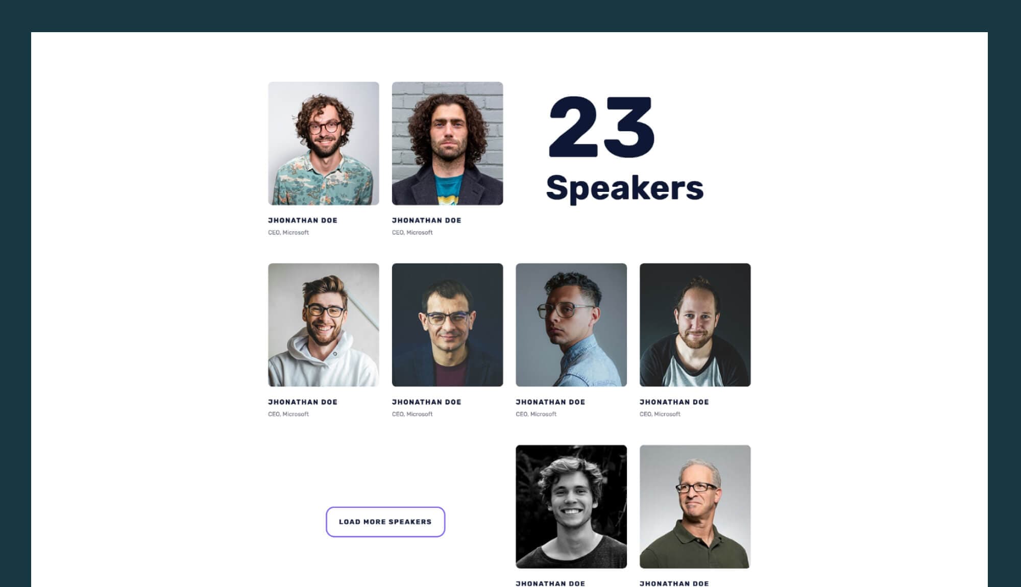 EventPress Pro Speakers Section For Gutenberg Banner