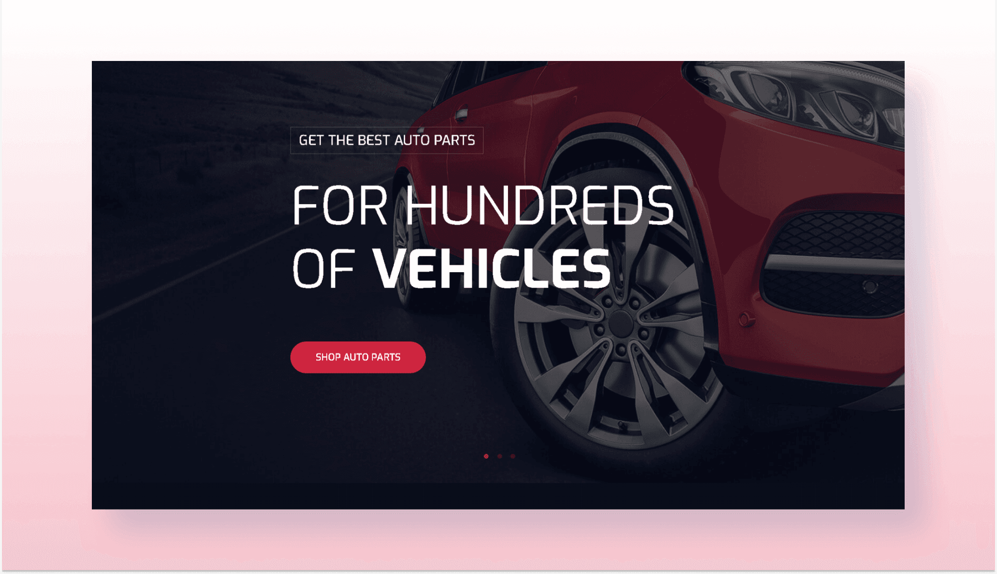 Speed Repair Hero Section For Gutenberg Banner