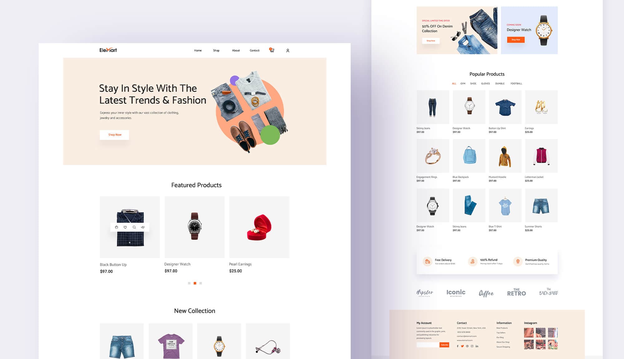 EleMart Home Fashion Banner