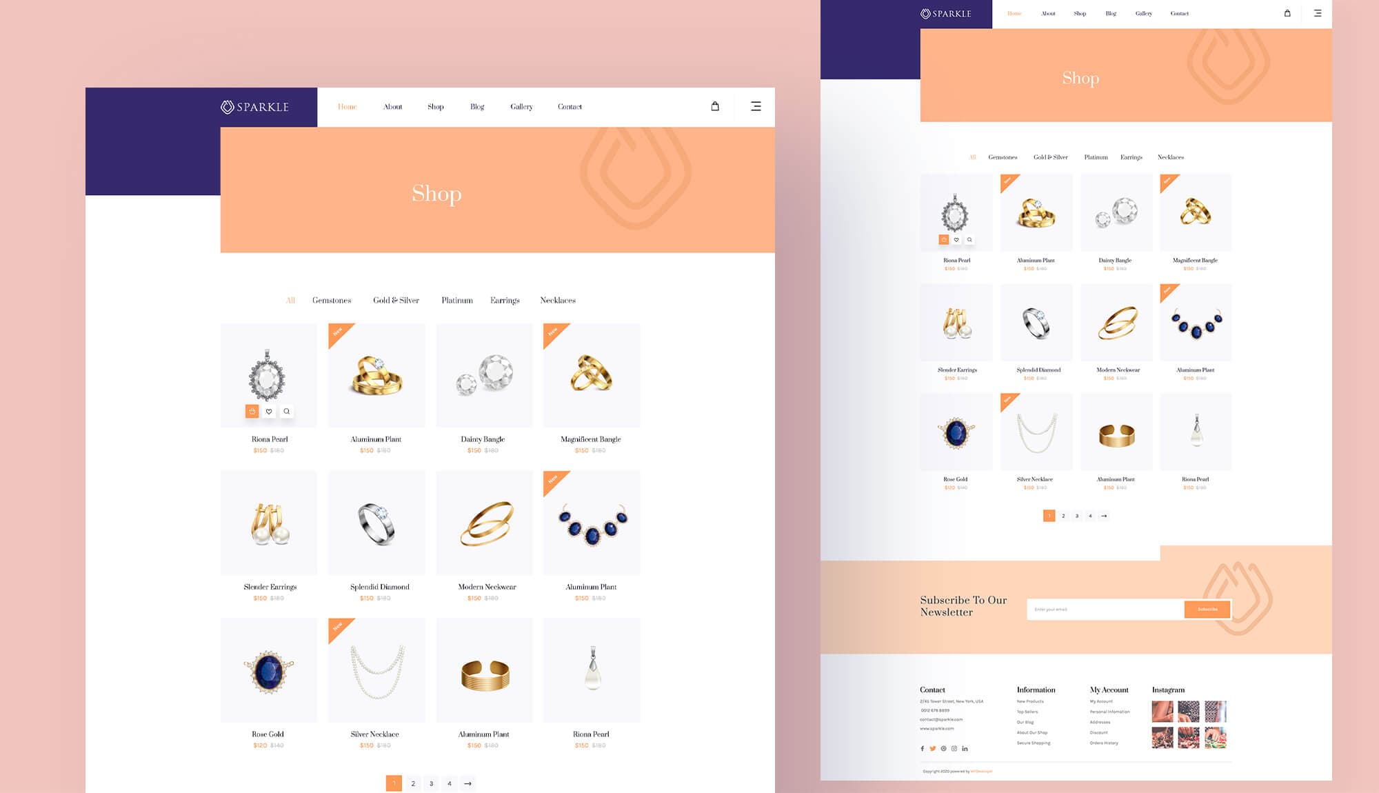 Sparkle Shop Page Banner