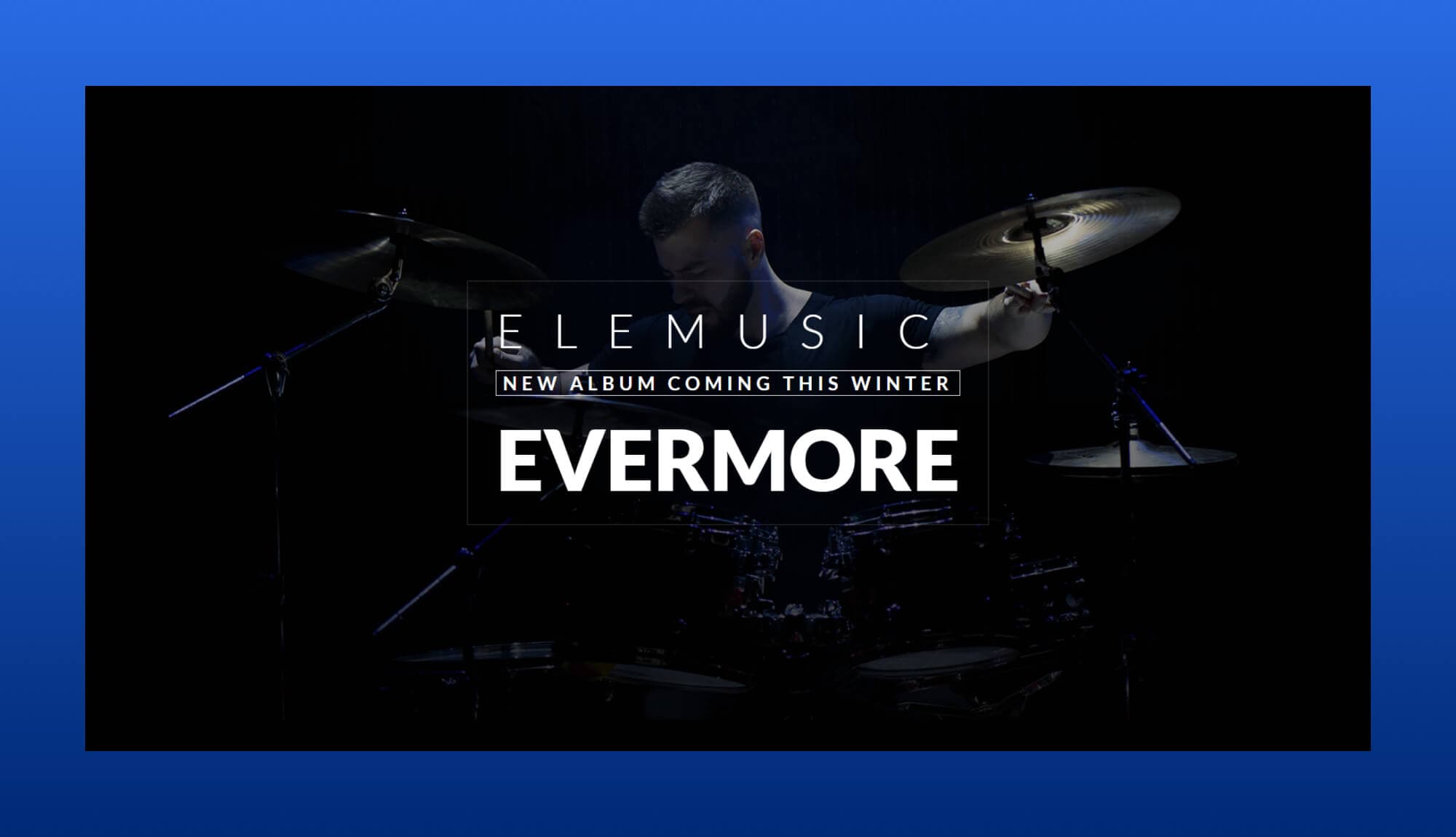 EleMusic Hero Section For Gutenberg Banner