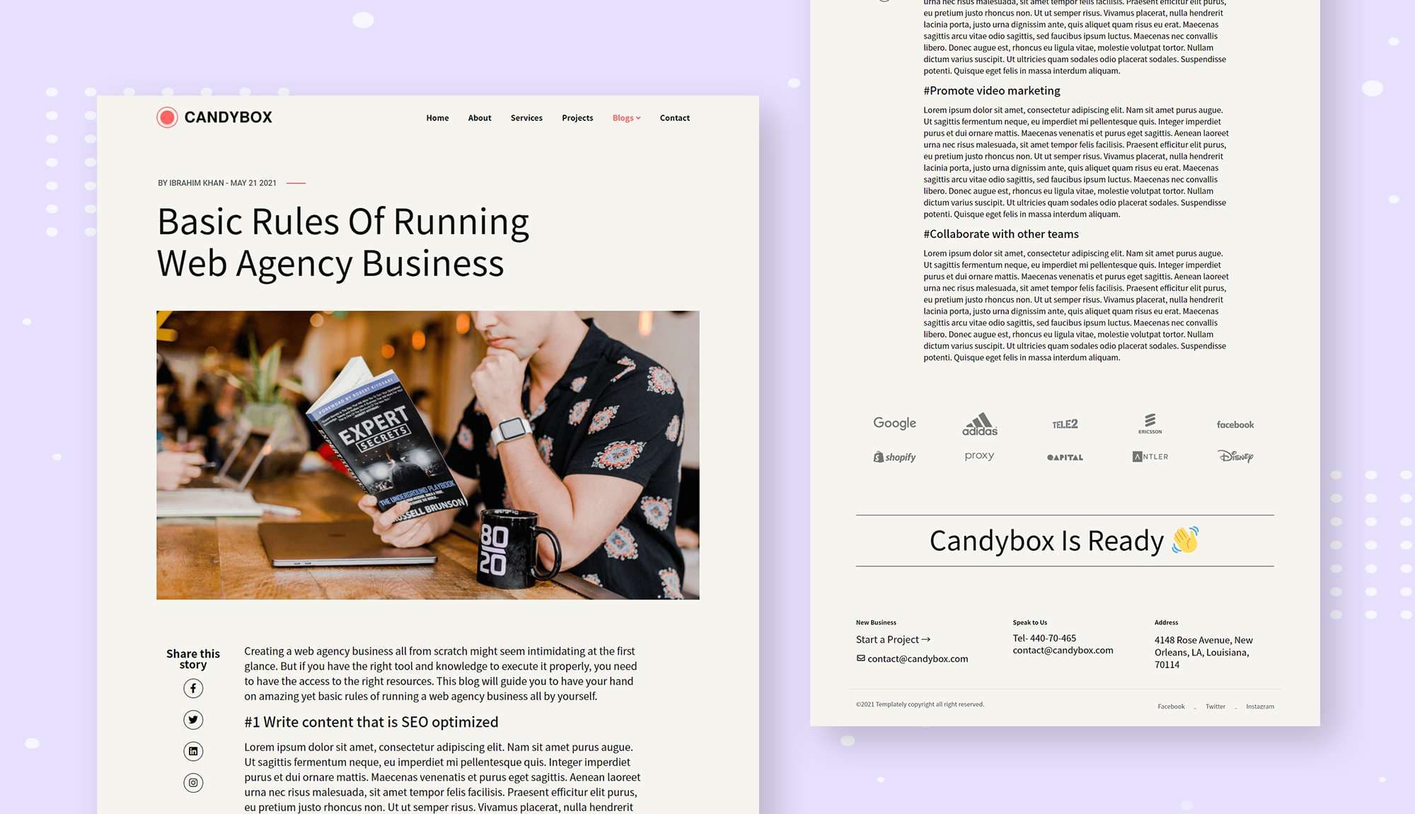 CandyBox Single Post Page Banner