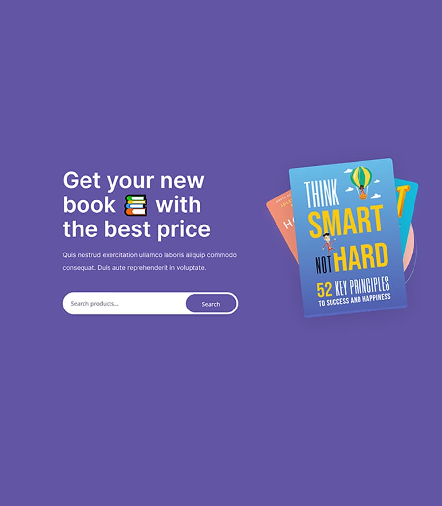 BookPlace Hero Section For Gutenberg thumbnail